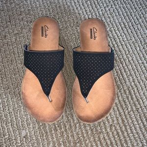 Clark’s Leather and Cork Sandals